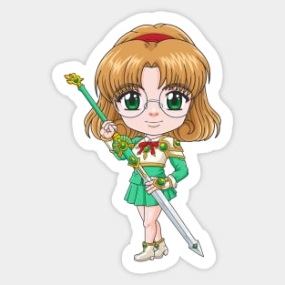 Wind Magic Knight Sticker